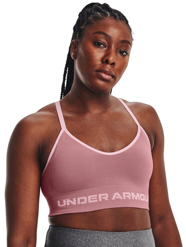 Under Armour Under Armour Sportski grudnjak UA Seamless Low Long Rib 1373870 Ružičasta