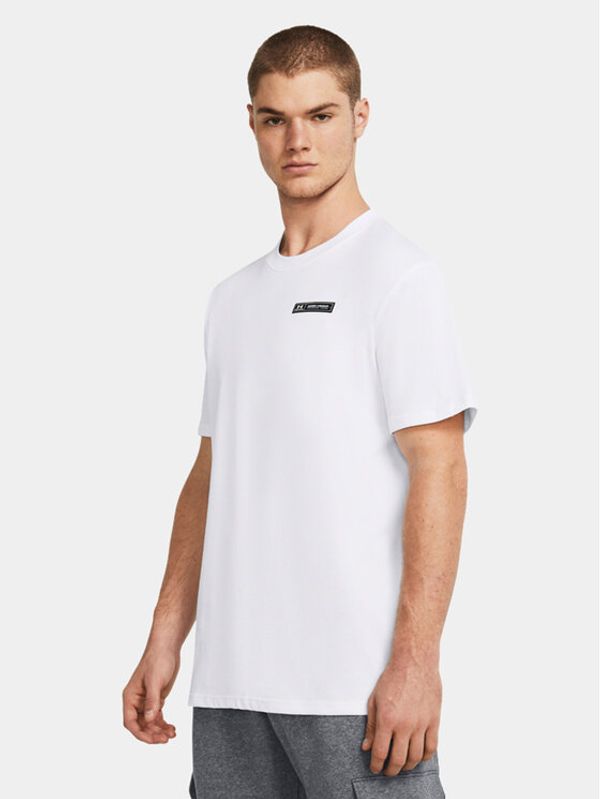 Under Armour Under Armour T-shirt Ua Hw Armour Label Ss 1382831-100 Bijela Loose Fit