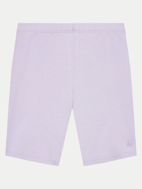 United Colors Of Benetton United Colors Of Benetton Biciklističke kratke hlače 3MT1C901D Ljubičasta Slim Fit