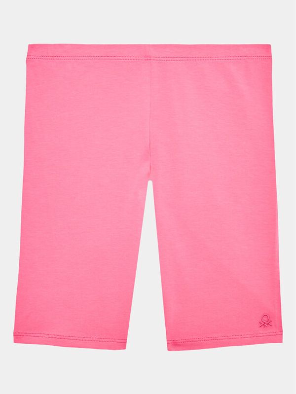 United Colors Of Benetton United Colors Of Benetton Biciklističke kratke hlače 3MT1C901D Ružičasta Slim Fit