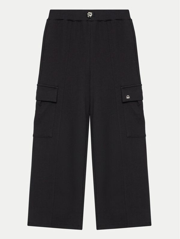 United Colors Of Benetton United Colors Of Benetton Donji dio trenerke 33NVCF05D Crna Wide Leg