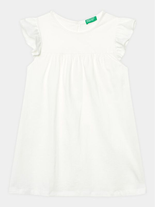 United Colors Of Benetton United Colors Of Benetton Haljina za svaki dan 3096GV00H Bijela Regular Fit