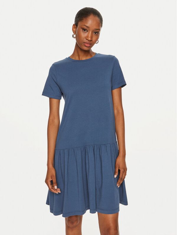 United Colors Of Benetton United Colors Of Benetton Haljina za svaki dan 3U53DV01H Plava Relaxed Fit