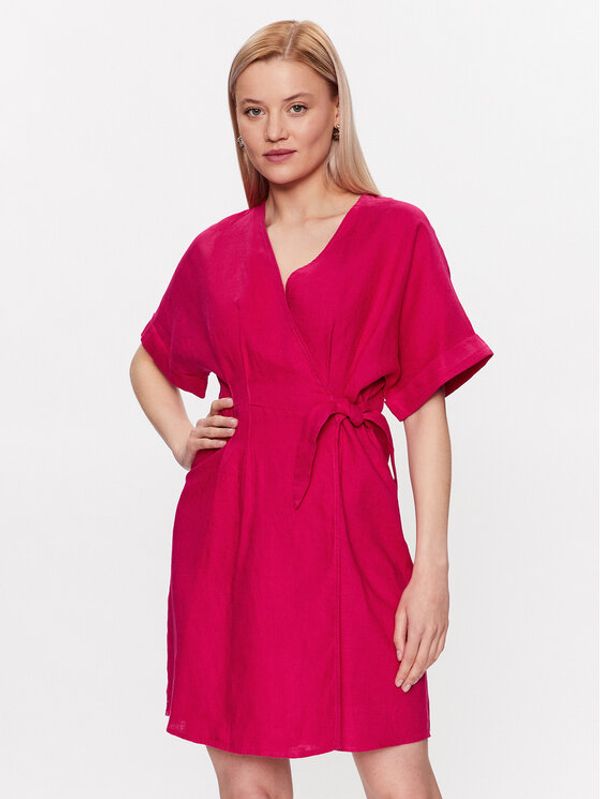 United Colors Of Benetton United Colors Of Benetton Haljina za svaki dan 4AGHDV03C Crvena Regular Fit