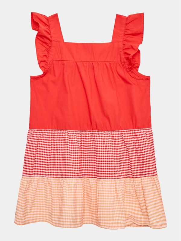 United Colors Of Benetton United Colors Of Benetton Haljina za svaki dan 4EW7GV00U Crvena Regular Fit