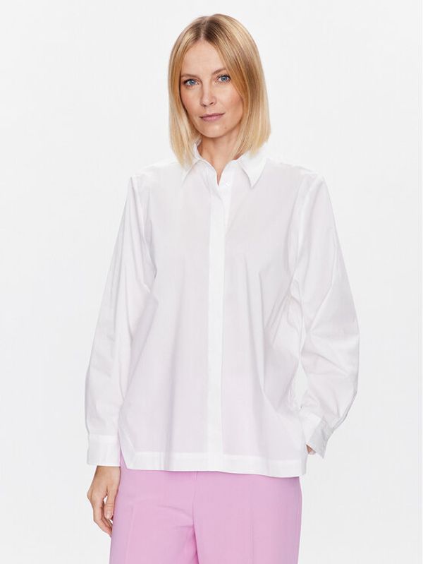 United Colors Of Benetton United Colors Of Benetton Košulja 5AWRDQ02T Bijela Relaxed Fit