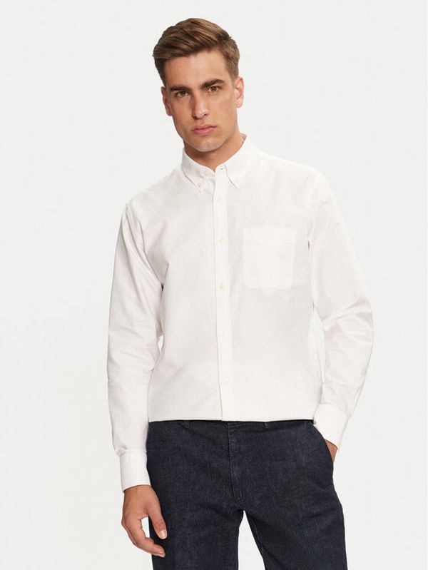 United Colors Of Benetton United Colors Of Benetton Košulja 5FGBUQ04C Bijela Regular Fit