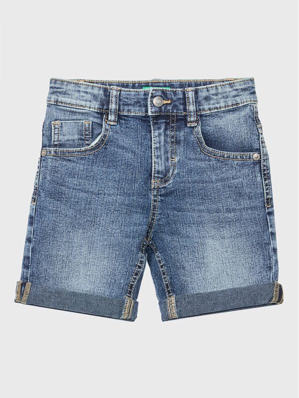 United Colors Of Benetton United Colors Of Benetton Kratke traperice 4XA2G900U Plava Slim Fit