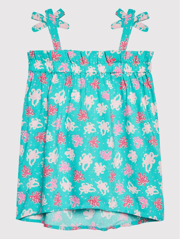 United Colors Of Benetton United Colors Of Benetton Ljetna haljina 42BQ0V003 Plava Regular Fit