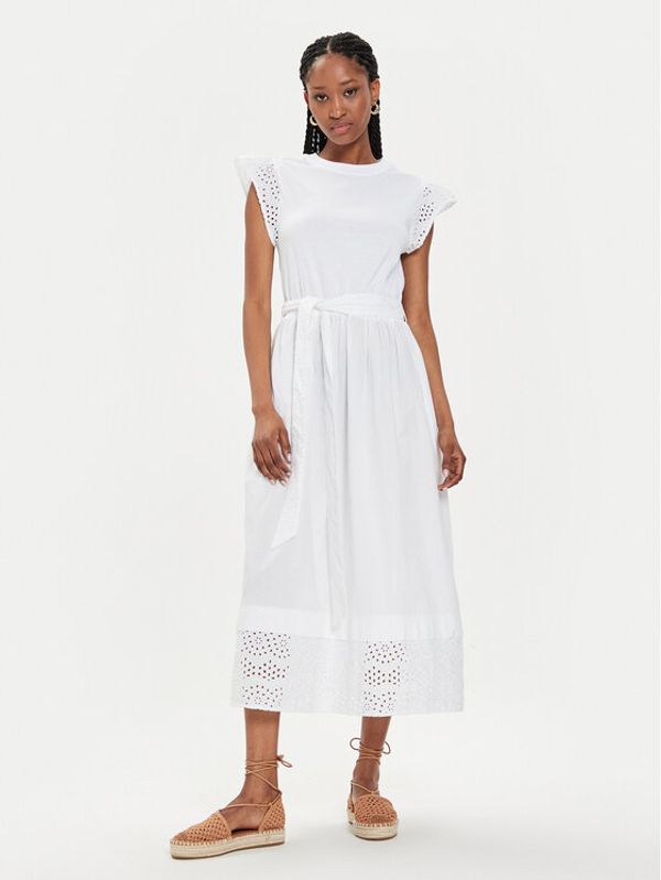 United Colors Of Benetton United Colors Of Benetton Ljetna haljina 49HSDV095 Bijela Regular Fit