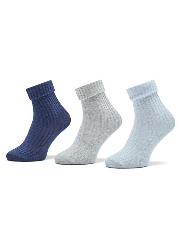 United Colors Of Benetton United Colors Of Benetton Set od 3 para dječjih visokih čarapa 6AO3F211S 935 Plava