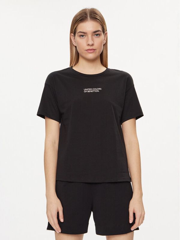 United Colors Of Benetton United Colors Of Benetton Spavaćiće 30963M04R Crna Regular Fit