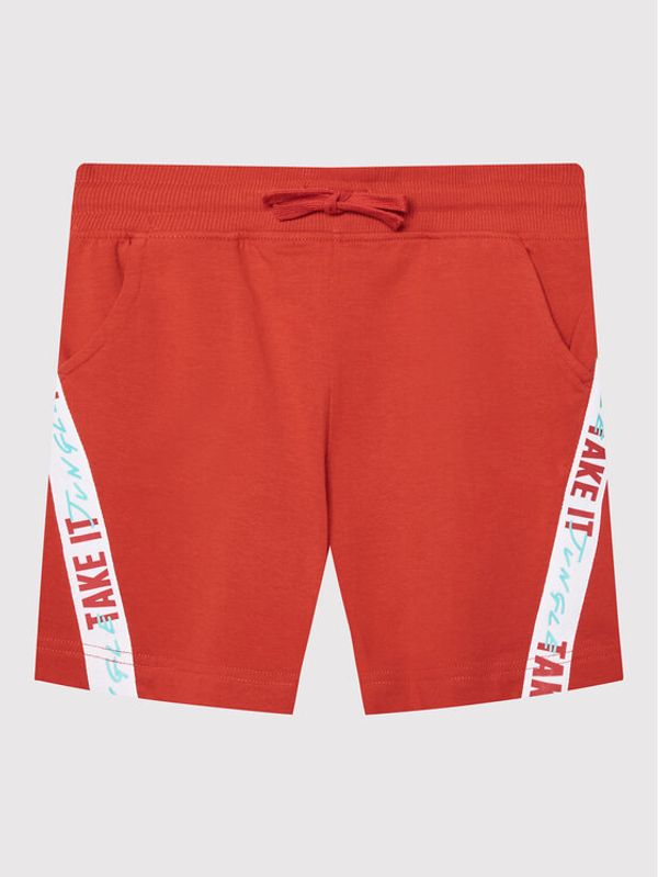 United Colors Of Benetton United Colors Of Benetton Sportske kratke hlače 3BL0C900F Crvena Regular Fit