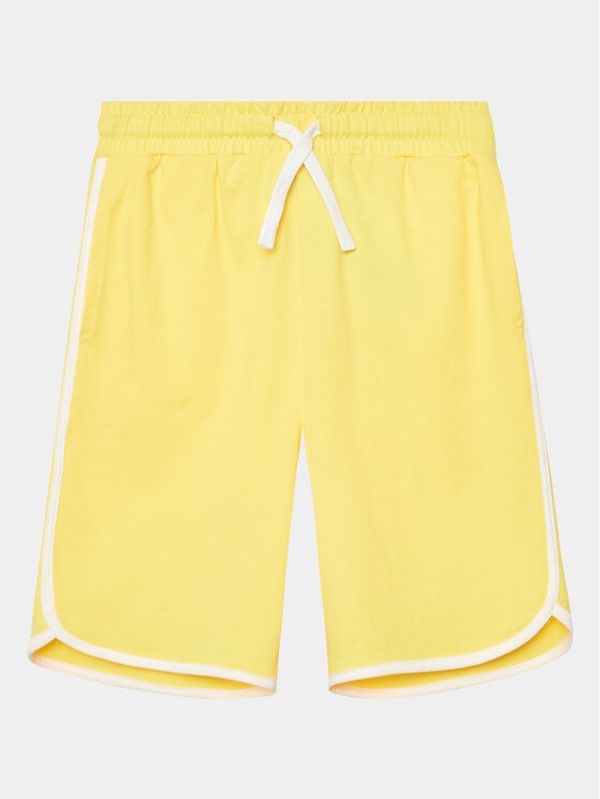 United Colors Of Benetton United Colors Of Benetton Sportske kratke hlače 3BL0C901R Žuta Regular Fit