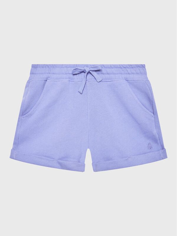 United Colors Of Benetton United Colors Of Benetton Sportske kratke hlače 3J68C901C Ljubičasta Regular Fit