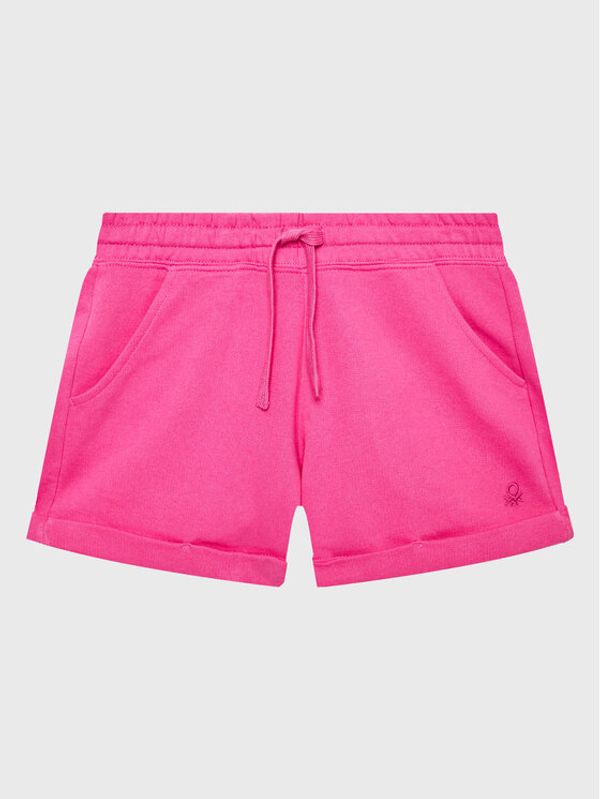 United Colors Of Benetton United Colors Of Benetton Sportske kratke hlače 3J68C901C Ružičasta Regular Fit