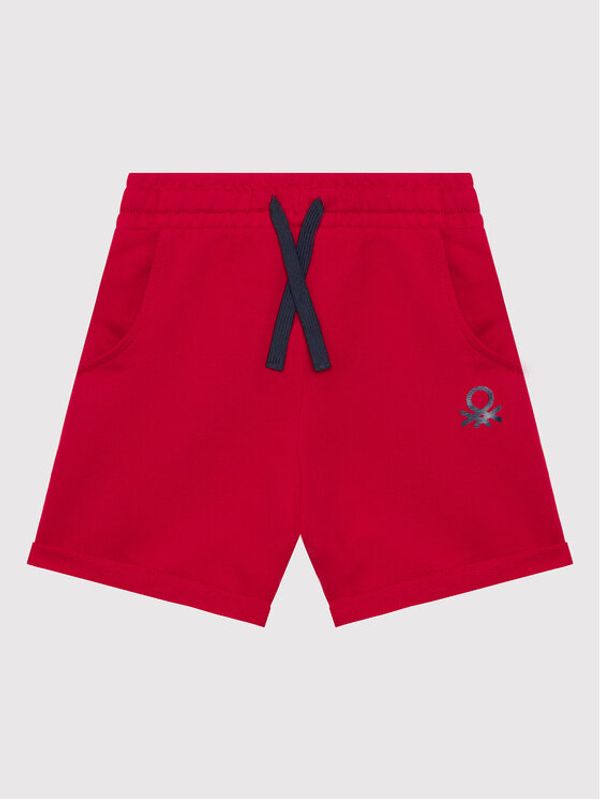United Colors Of Benetton United Colors Of Benetton Sportske kratke hlače 3J68I0638 Crvena Regular Fit