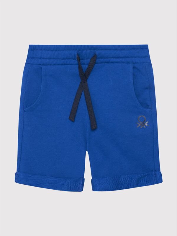 United Colors Of Benetton United Colors Of Benetton Sportske kratke hlače 3J68I0638 Plava Regular Fit
