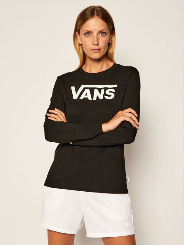 Vans Vans Majica Flying V Classic VN0A47WN Crna Regular Fit