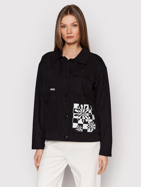 Vans Vans Prijelazna jakna Divine Energy VN0A7Q9K Crna Relaxed Fit