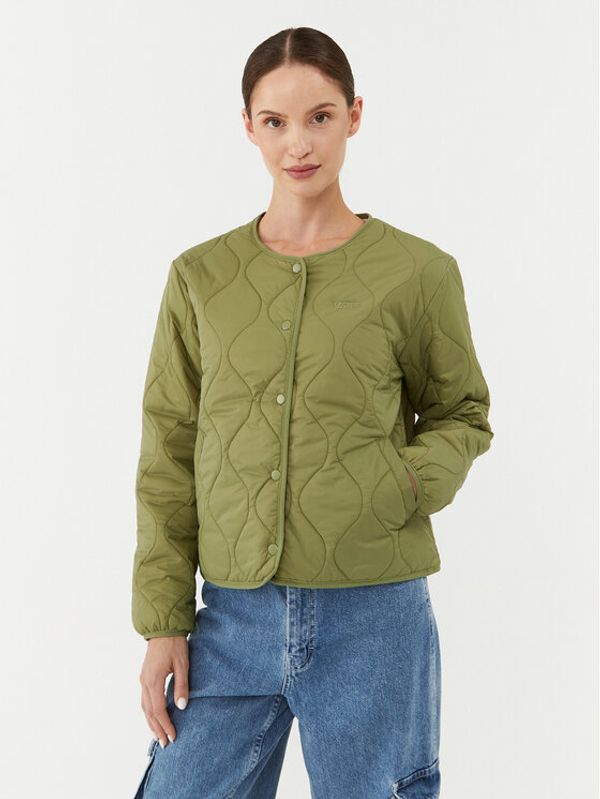 Vans Vans Prijelazna jakna Forces Os Short Rev Liner Jacket VN0A7RNG Zelena Relaxed Fit