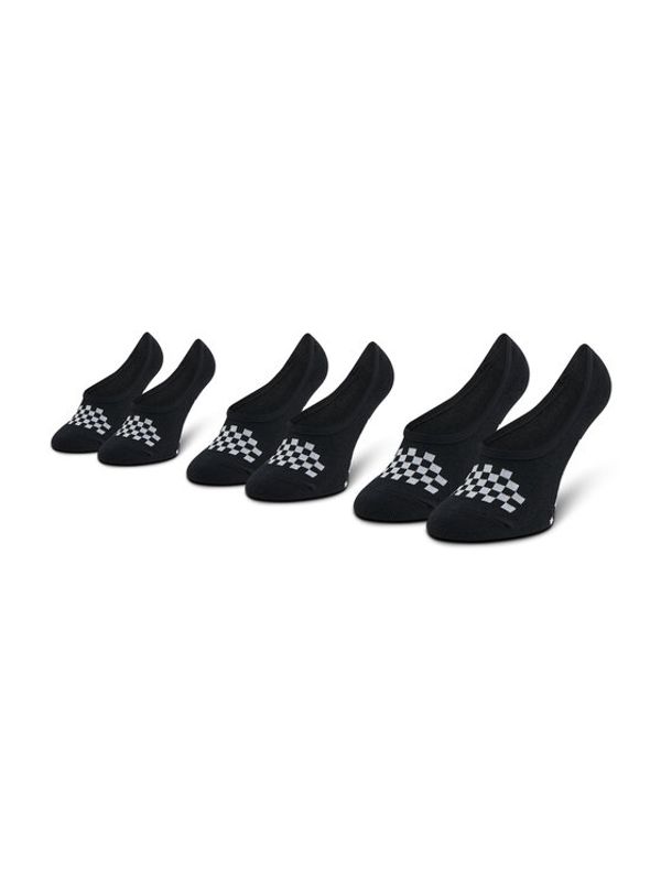 Vans Vans Set od 3 para dječjih niskih čarapa Classic Canoodle VN0A48HCY281 Crna