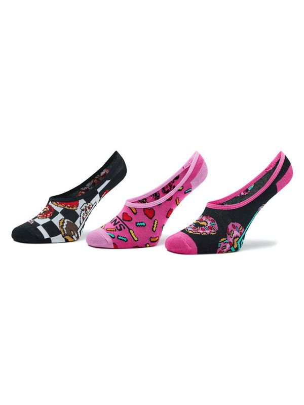 Vans Vans Set od 3 para dječjih niskih čarapa Love Canoodle VN0007AUBRK1 Šarena