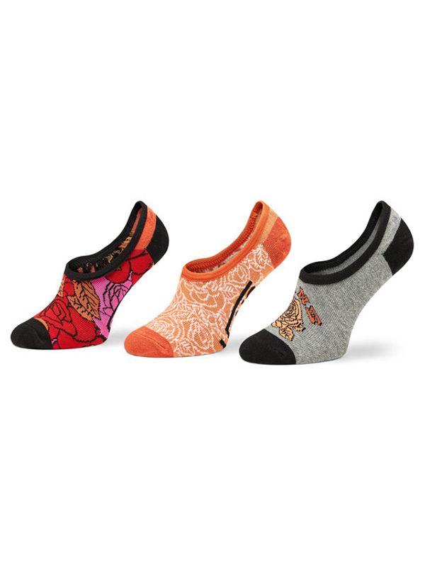 Vans Vans Set od 3 para dječjih niskih čarapa Rose Tie Dye Šarena