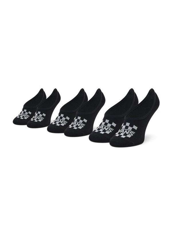 Vans Vans Set od 3 para unisex visokih čarapa niskih čarapa Classic Canoodle VN0A7S9ABLK1 Crna
