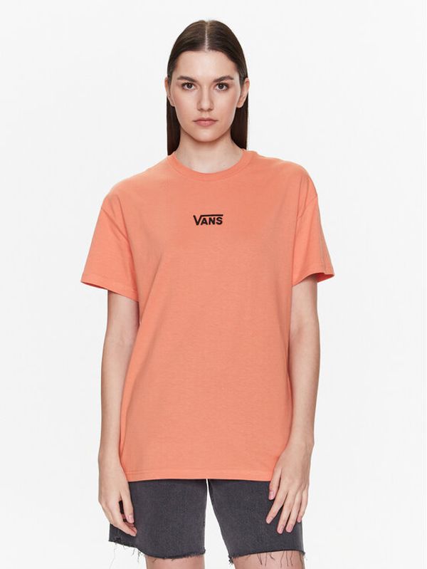 Vans Vans T-shirt Flying VN0A7YUT Narančasta Oversize