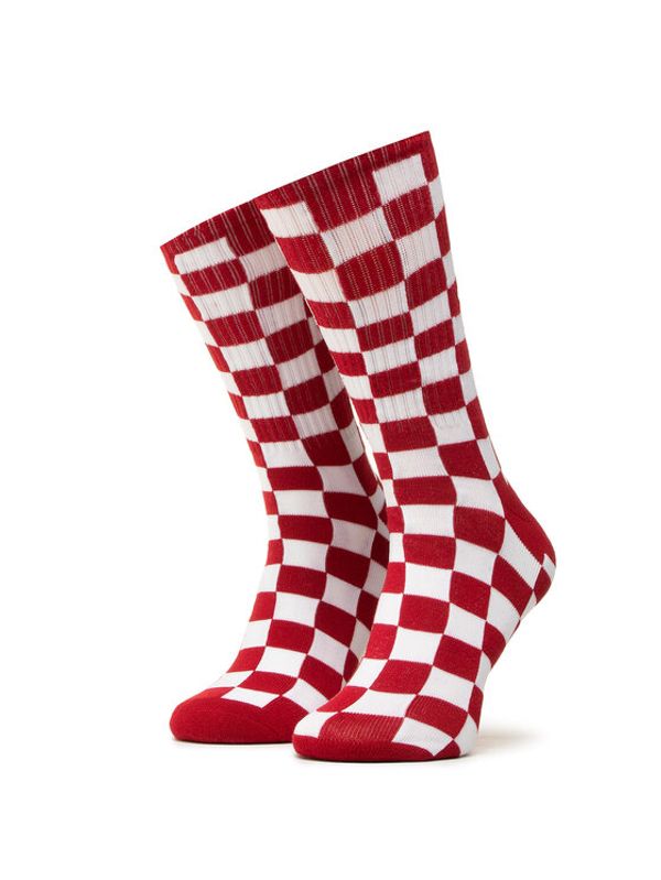 Vans Vans Ženske visoke čarape Checkerboard Crew VN0A3H3NRLM1 r.38,5/42 Crvena