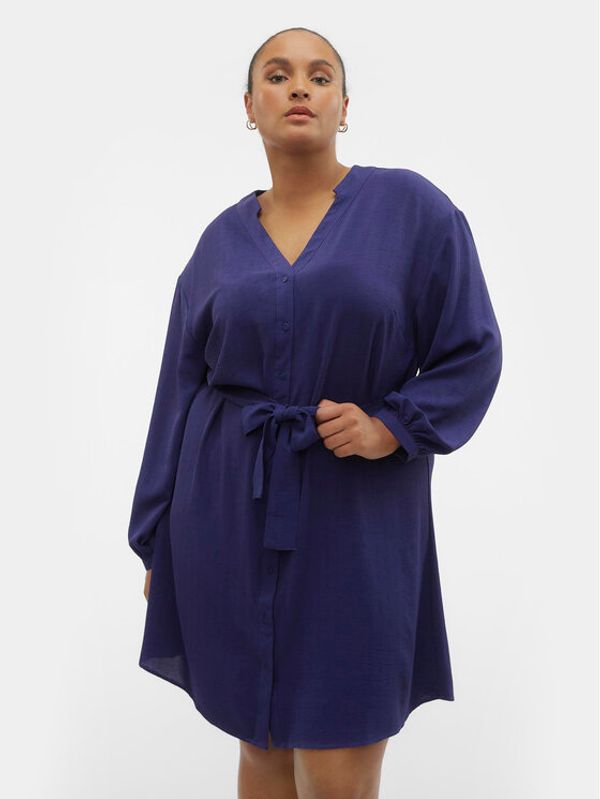 Vero Moda Curve Vero Moda Curve Haljina košulja 10299117 Plava Regular Fit