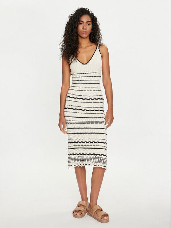 Vero Moda Vero Moda Džemper haljina Minou 10309931 Bež Slim Fit