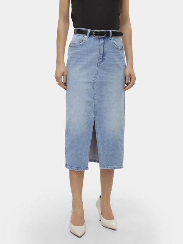 Vero Moda Vero Moda Jeans suknja Veri 10295731 Plava Regular Fit