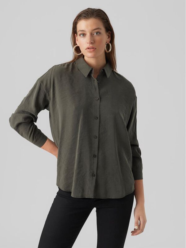 Vero Moda Vero Moda Košulja Queeny 10295908 Siva Regular Fit