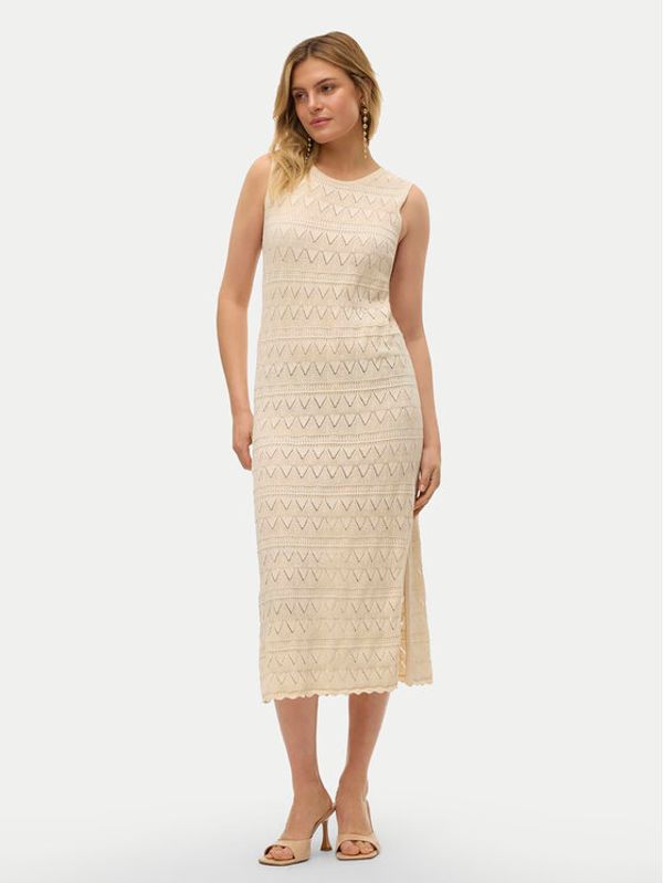 Vero Moda Vero Moda Ljetna haljina Bali 10302925 Écru Regular Fit