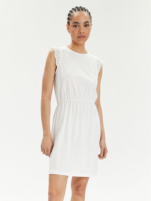 Vero Moda Vero Moda Ljetna haljina Emily 10305216 Bijela Regular Fit