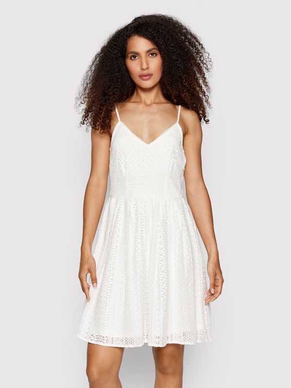 Vero Moda Vero Moda Ljetna haljina Honey 10220925 Bijela Regular Fit