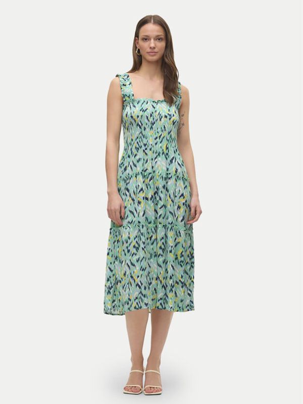 Vero Moda Vero Moda Ljetna haljina Menny 10282481 Zelena Regular Fit