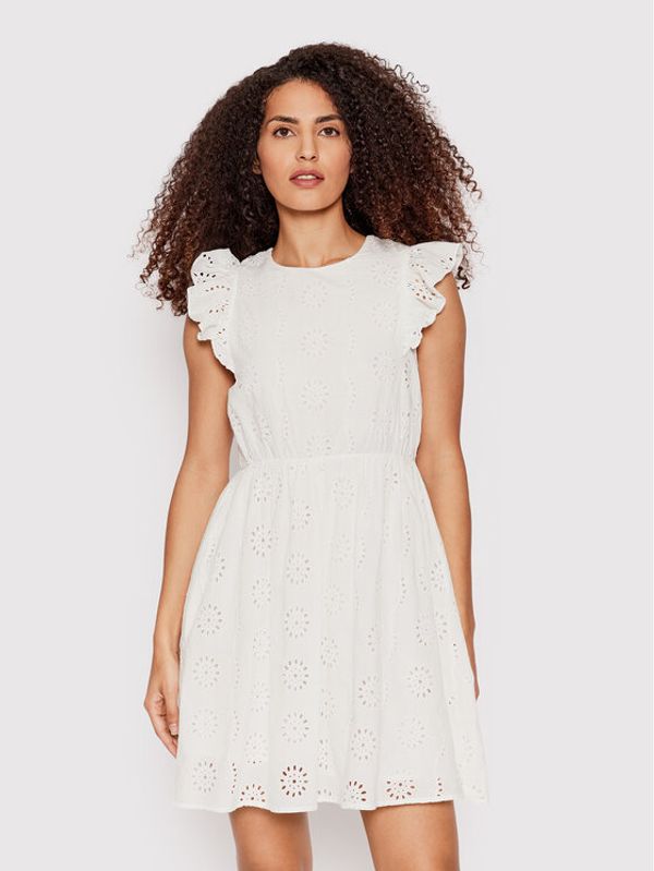 Vero Moda Vero Moda Ljetna haljina Naima 10263155 Bijela Regular Fit
