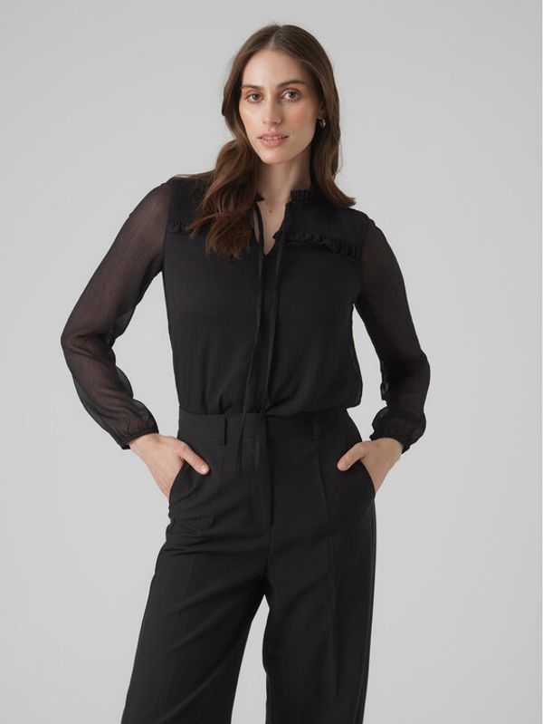 Vero Moda Vero Moda Majica Milla 10295551 Crna Regular Fit