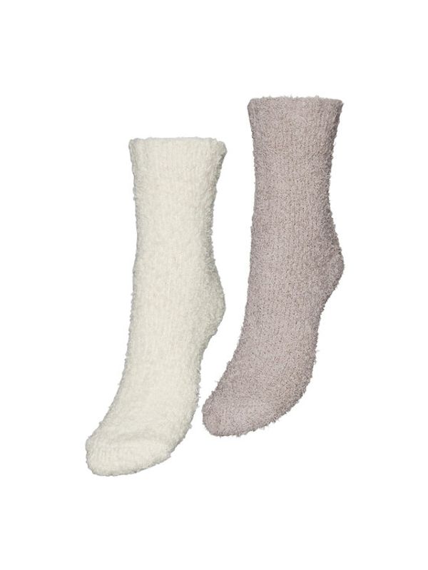 Vero Moda Vero Moda Set od 2 para ženskih visokih čarapa 10303981 Bež