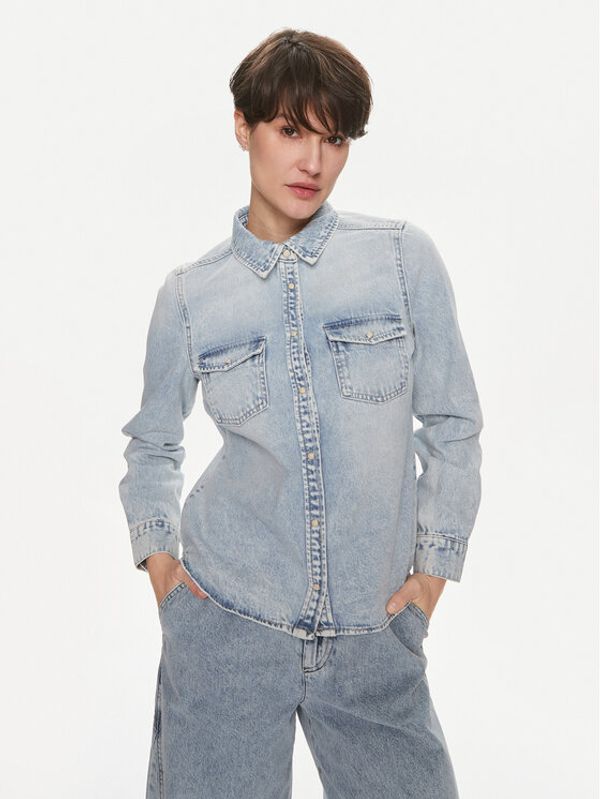Vero Moda Vero Moda traper košulja Annalise 10302480 Plava Regular Fit