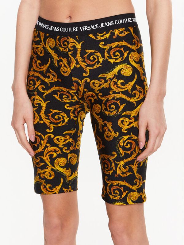 Versace Jeans Couture Versace Jeans Couture Biciklističke hlače 74HAC106 Crna Slim Fit
