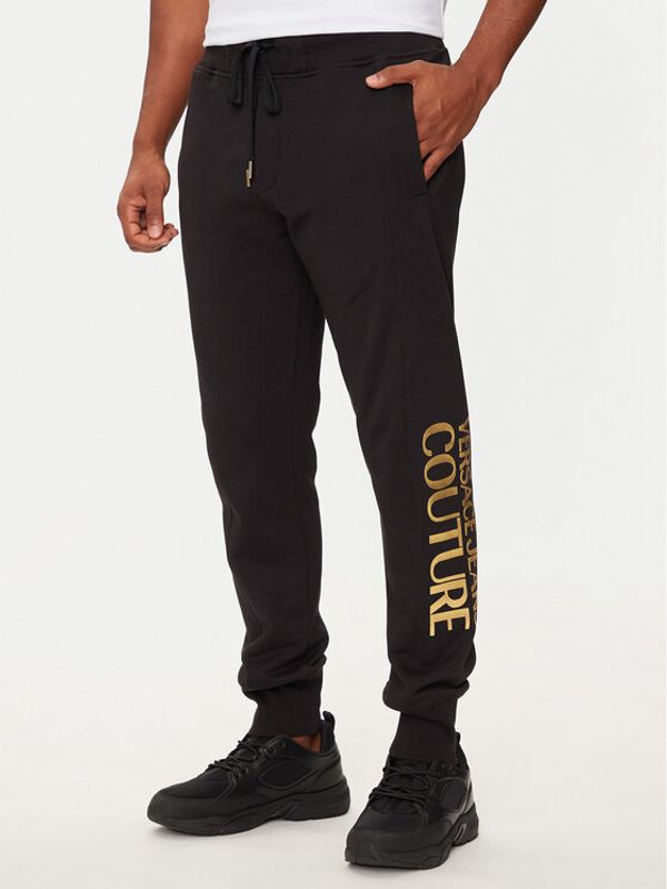 Versace Jeans Couture Versace Jeans Couture Donji dio trenerke 77GAAT05 Crna Regular Fit