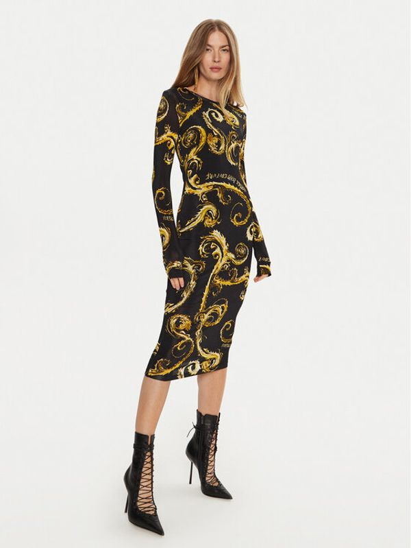 Versace Jeans Couture Versace Jeans Couture Haljina za svaki dan 77HAO9B0 Crna Slim Fit
