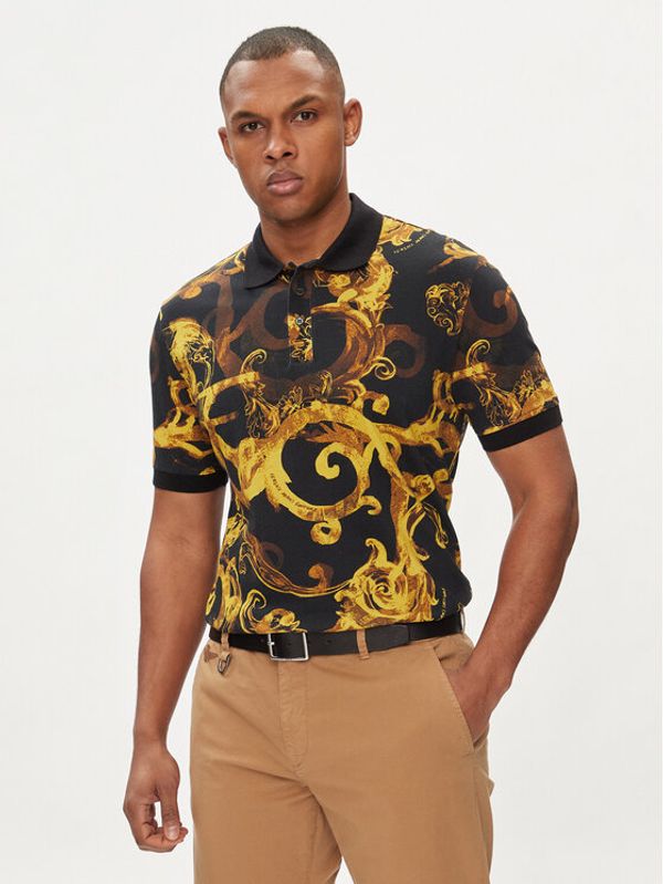 Versace Jeans Couture Versace Jeans Couture Polo 76GAG6S0 Crna Regular Fit