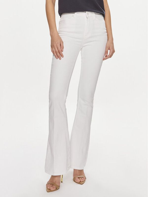 ViCOLO ViCOLO Traperice DB5102 Bijela Flare Fit