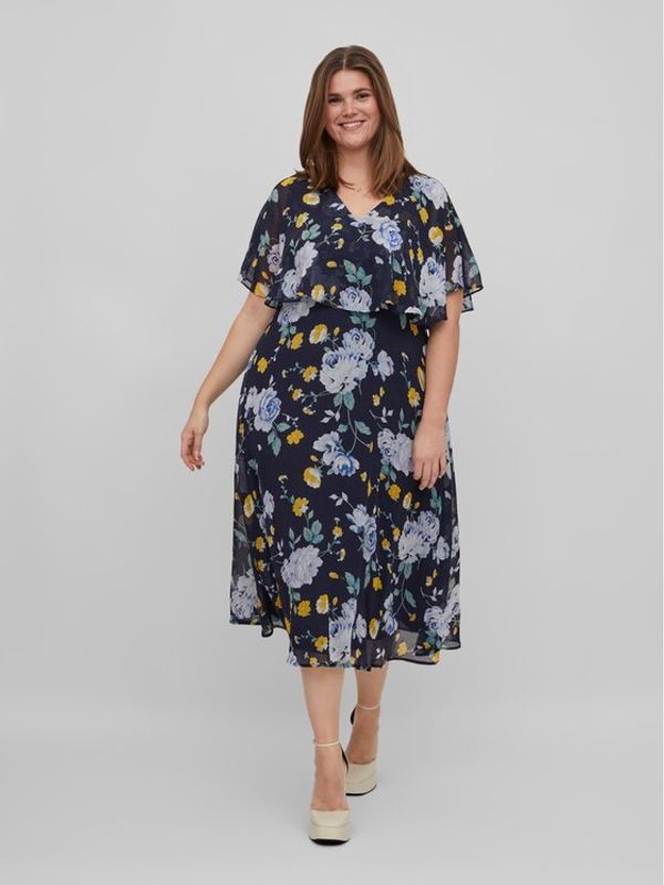 Evoked Vila Vila Haljina za svaki dan Rilla 14083437 Tamnoplava Regular Fit