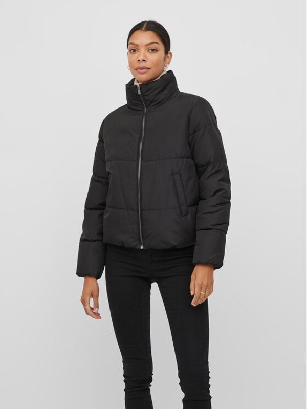 Vila Vila Pernata jakna 14076559 Crna Regular Fit